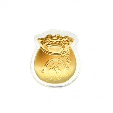 ทองคำเหรียญลายถุงทองโชคดี 99.99% ขนาด 0.18 กรัม